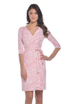 Spinnaker Wrap Dress in Pink Hydrangea by Mahi Gold - Country Club Prep
