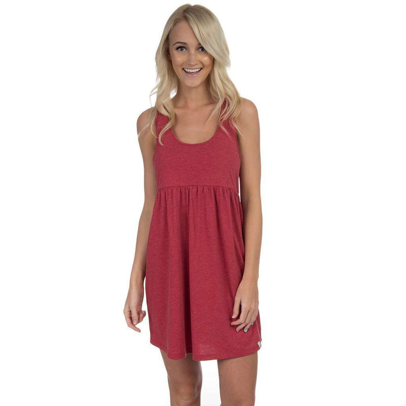 Lauren James Tailgate Dress in Heather Red – Country Club Prep