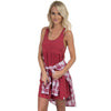 Tailgate Dress in Heather Red by Lauren James - Country Club Prep