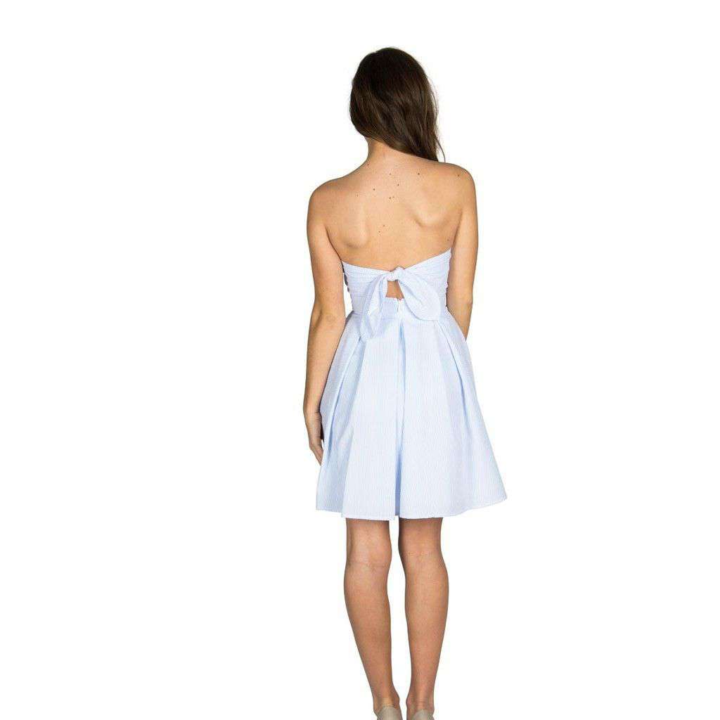 disney princess blue dress Bailey Boys Girls Blue Laurel Seersucker Float Dress - Eyelet Collar main image 1
