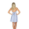 The Corbin Dress in Navy Seersucker by Lauren James - Country Club Prep