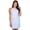 The Landry Seersucker Dress in Light Blue by Lauren James - Country Club Prep