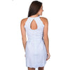 The Landry Seersucker Dress in Light Blue by Lauren James - Country Club Prep