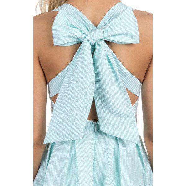 Lauren James The Livingston Dress in Mint Seersucker – Country