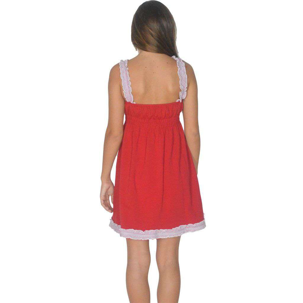 The Mackenzie Dress in Red by Lauren James - Country Club Prep