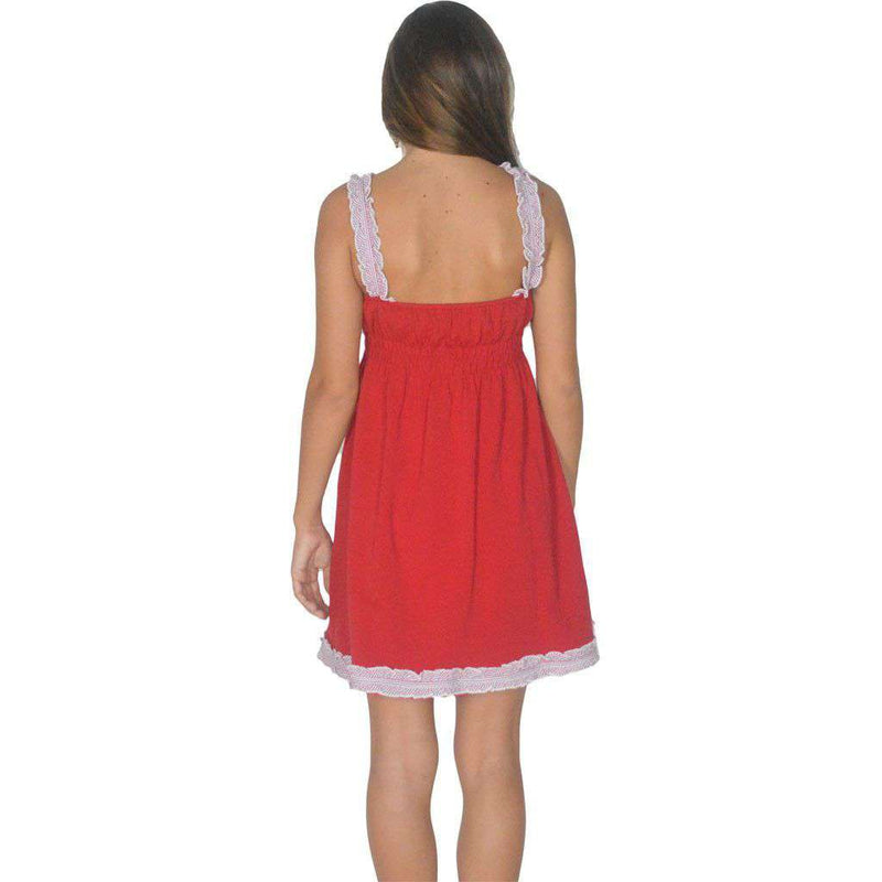 The Mackenzie Dress in Red by Lauren James - Country Club Prep