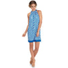 The Natalie Bow Tie dress in Blue Tile by Mud Pie - Country Club Prep