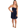 The Savannah Dress in Navy Blue by Lauren James - Country Club Prep