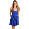 The Savannah Dress in Royal Blue by Lauren James - Country Club Prep