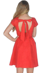 The Sheridan Dress in Red by Lauren James - Country Club Prep