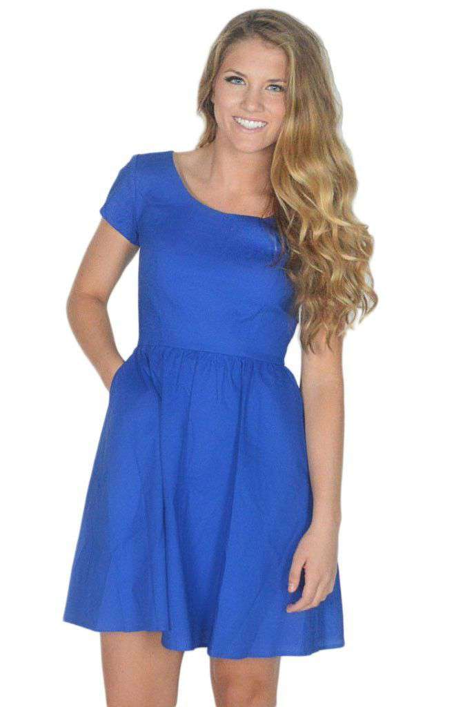 Lauren James The Sheridan Dress in Royal Blue – Country Club Prep