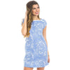 The Skyler Dress in Delta Blue by Lauren James - Country Club Prep