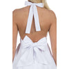 The Stratton Seersucker Dress in White by Lauren James - Country Club Prep