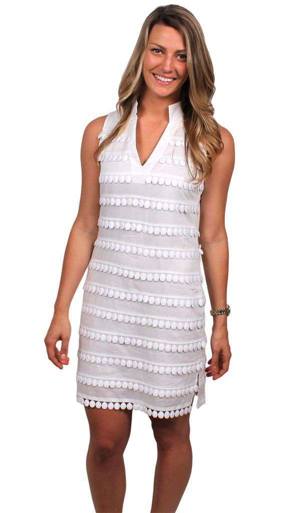 We Wear White Sleeveless Dress in White by Sail to Sable - Country Club Prep