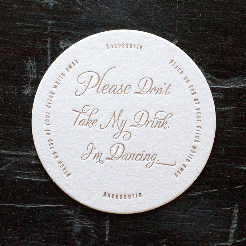 Don't Take My Drink Coaster Set by Ancesserie - Country Club Prep