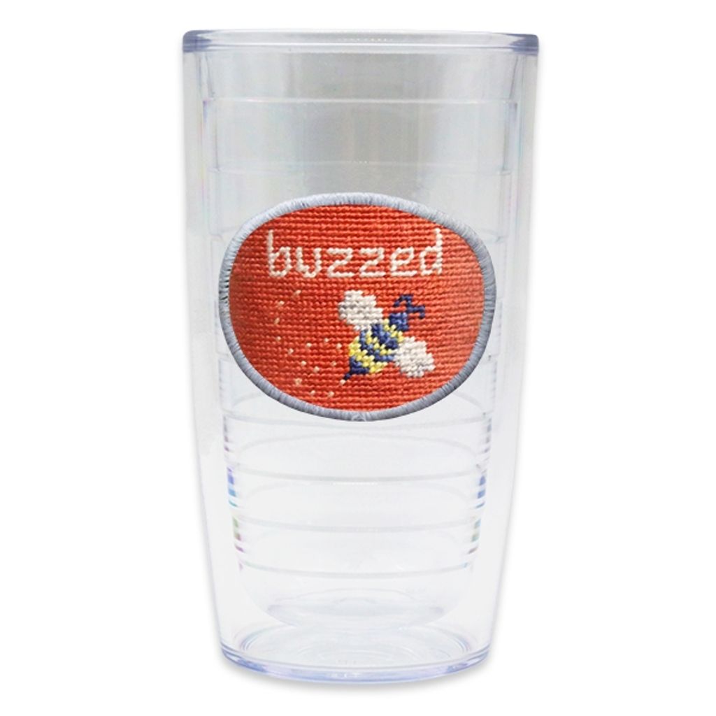 Buzzed Needlepoint Tumbler by Smathers & Branson - Country Club Prep