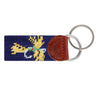 Fishing Fly Needlepoint Key Fob by Smathers & Branson - Country Club Prep