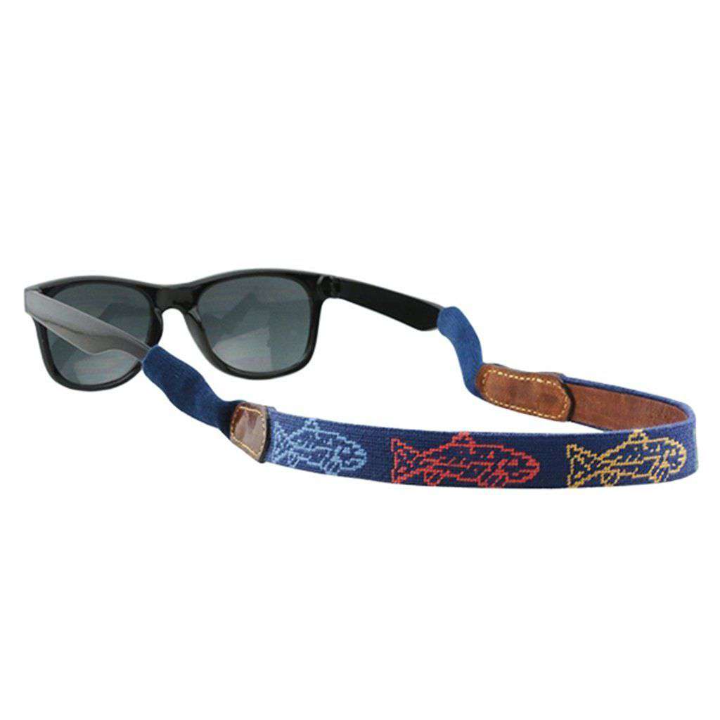 Catch of the Day Needlepoint Sunglass Straps by Smathers & Branson - Country Club Prep
