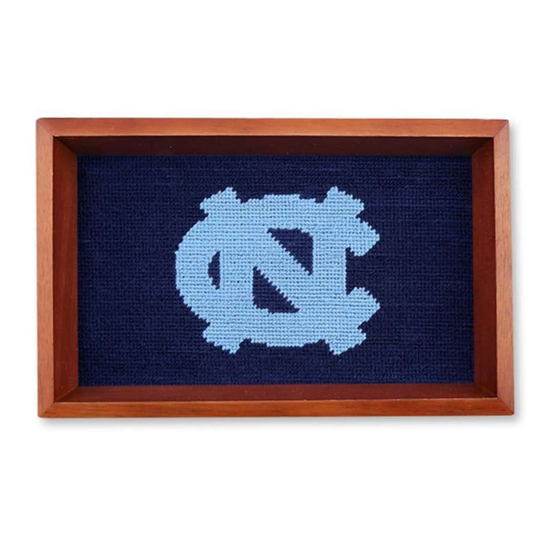 University of North Carolina Needlepoint Valet Tray by Smathers & Branson - Country Club Prep