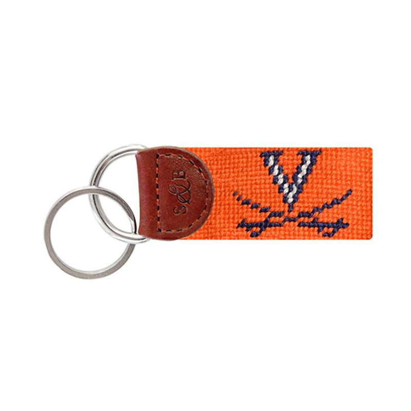 University of Virginia Needlepoint Key Fob by Smathers & Branson - Country Club Prep