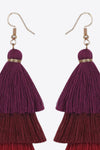Layered Tassel Earrings - Country Club Prep