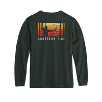 Early Morning Hunting Long Sleeve Tee Shirt by Southern Tide - Country Club Prep