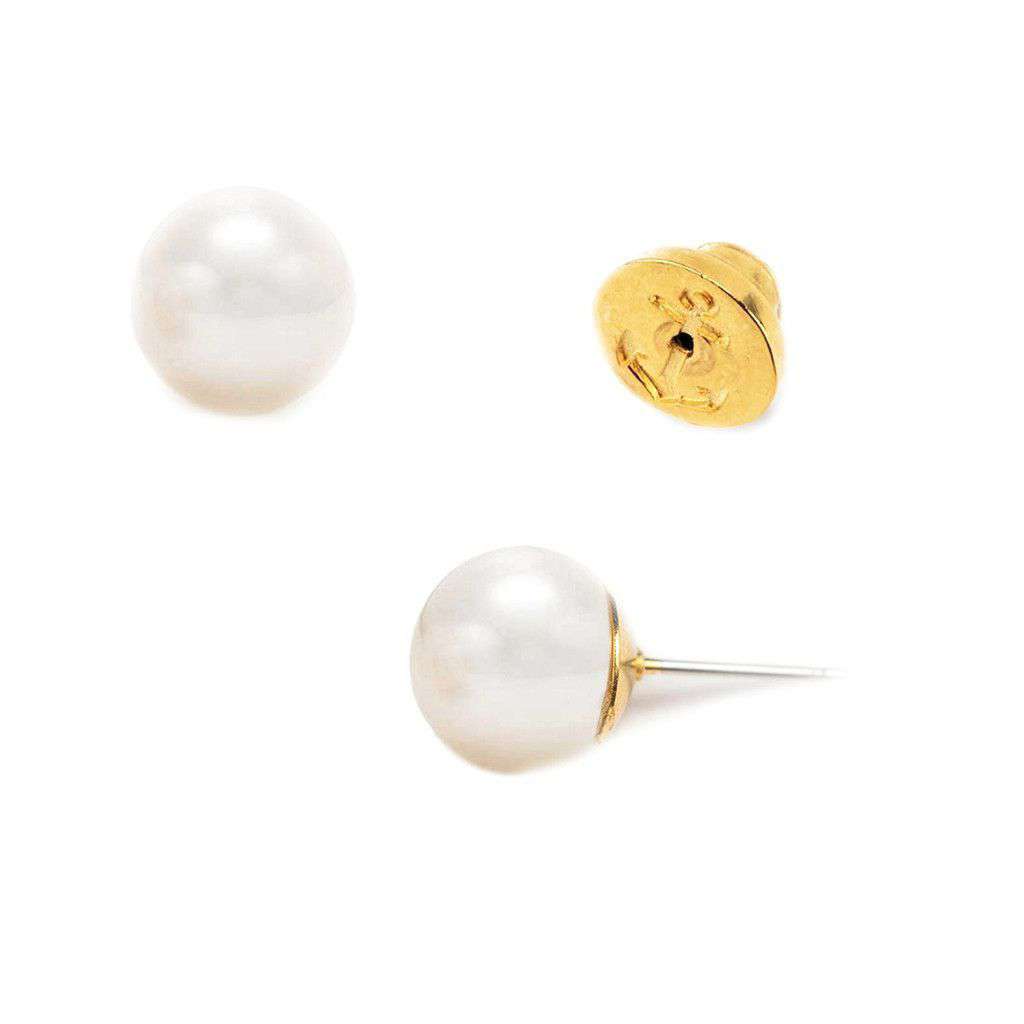 10mm Pearl Earrings by Kiel James Patrick - Country Club Prep