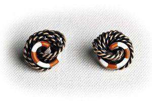 Castaway Riptide Overboard Knot Earrings by Kiel James Patrick - Country Club Prep