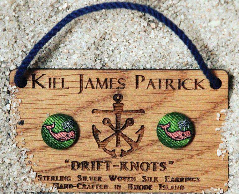 Donnickberry Spout Drift Knot Silk Earrings by Kiel James Patrick - Country Club Prep