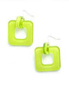 Earrings in Lime by Zenzii - Country Club Prep