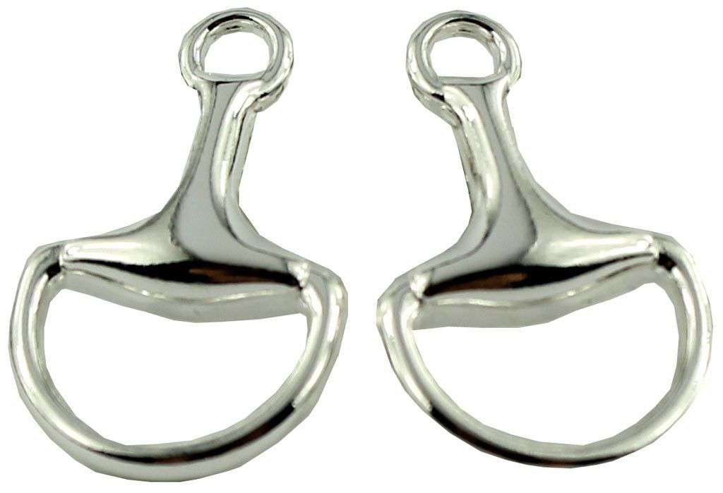 Horse Bit Earrings in Silver by Fornash - Country Club Prep