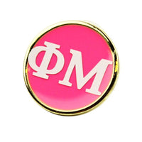 Small Phi Mu Stud Earrings by Fornash - Country Club Prep