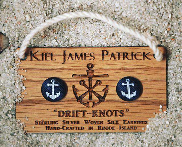 Trip Jeckson Skipper Drift Knot Silk Earrings by Kiel James Patrick - Country Club Prep