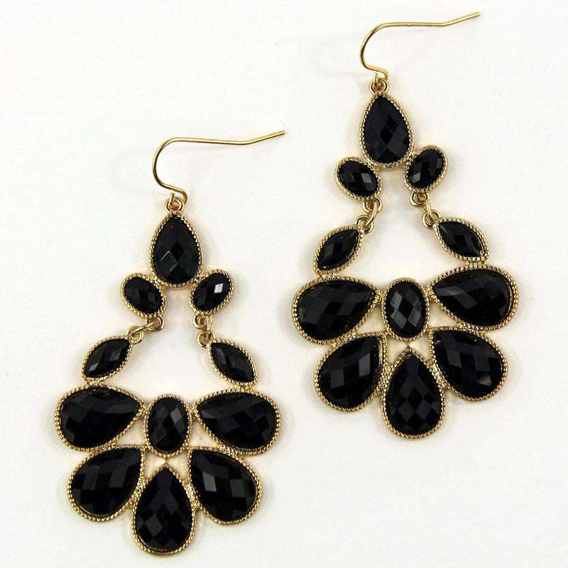 Turkish Earring in Black by Caroline Hill - Country Club Prep