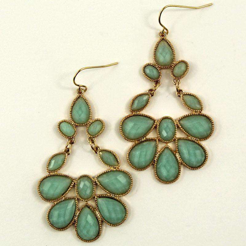 Turkish Earring in Mint by Caroline Hill - Country Club Prep