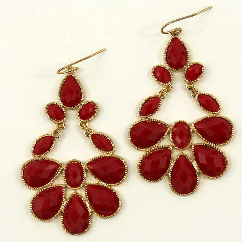 Turkish Earring in Red by Caroline Hill - Country Club Prep