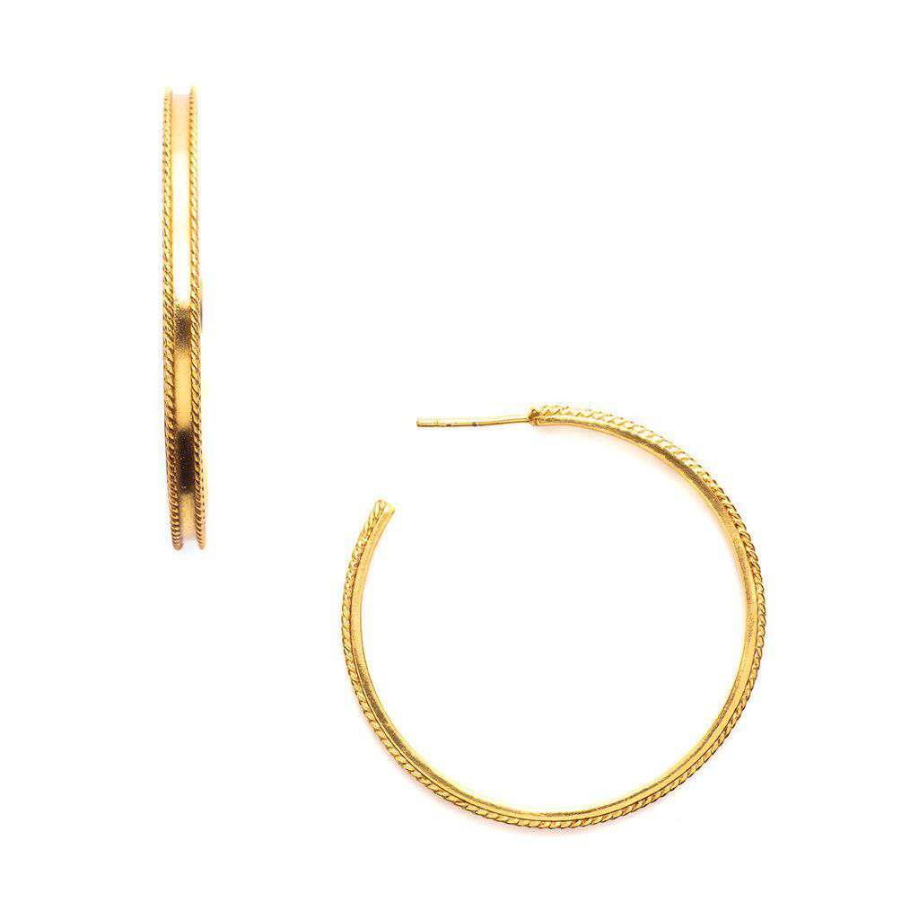 Versailles Hoop Earring in Gold by Julie Vos - Country Club Prep