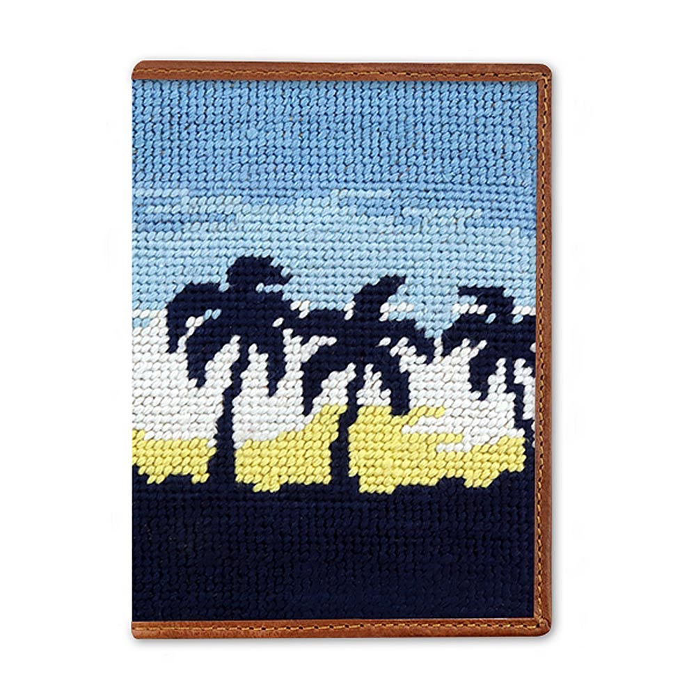 Oasis Needlepoint Passport Case by Smathers & Branson - Country Club Prep