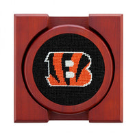 Cincinnati Bengals Needlepoint Coasters by Smathers & Branson - Country Club Prep