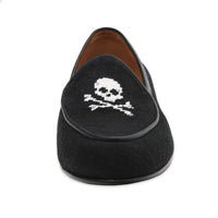 Jolly Roger Needlepoint Belgian Loafers by Smathers & Branson - Country Club Prep