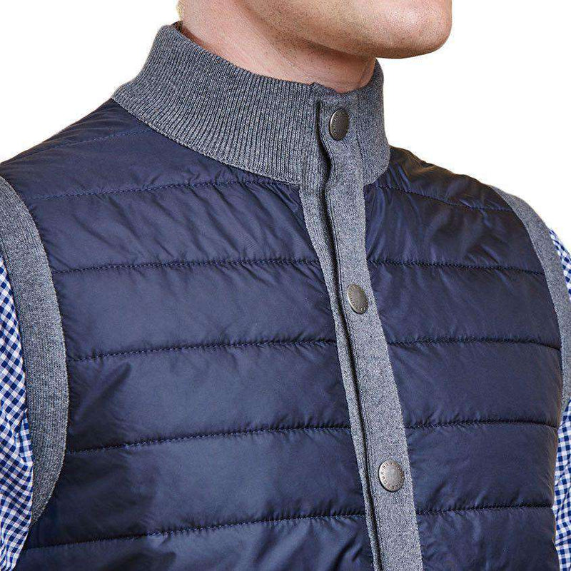 Essential Gilet in Mid Grey by Barbour - Country Club Prep