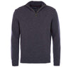 Essential Lambswool Half Zip Pullover in Charcoal by Barbour - Country Club Prep