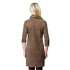 Suede Everywhere Dress in Brown by Gretchen Scott Designs - Country Club Prep