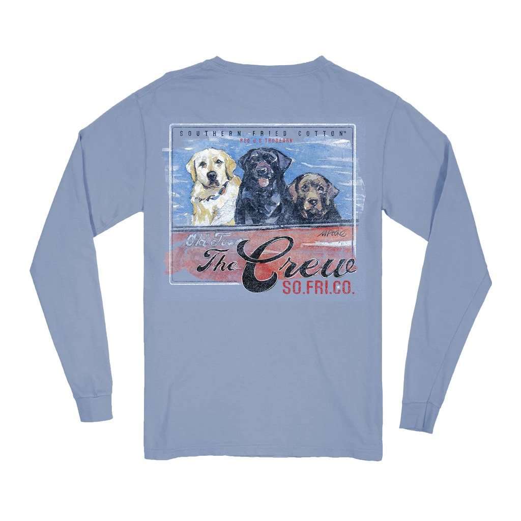 The Whole Crew Long Sleeve Tee by Southern Fried Cotton - Country Club Prep