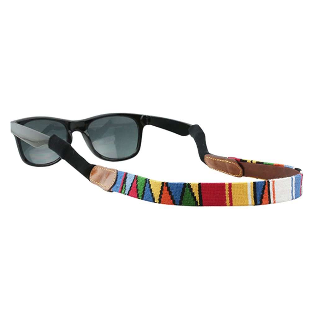 Mayan Pattern Needlepoint Sunglass Straps by Smathers & Branson - Country Club Prep