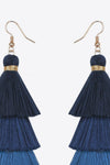 Layered Tassel Earrings - Country Club Prep