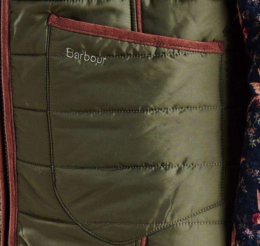 Fell Polarquilt Gilet in Olive by Barbour - Country Club Prep