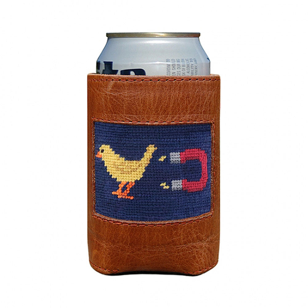 Chick Magnet Needlepoint Can Cooler by Smathers & Branson - Country Club Prep
