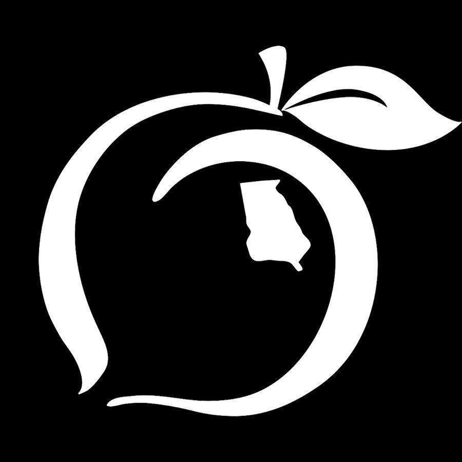 Peach Logo Decal in White by Peach State Pride - Country Club Prep
