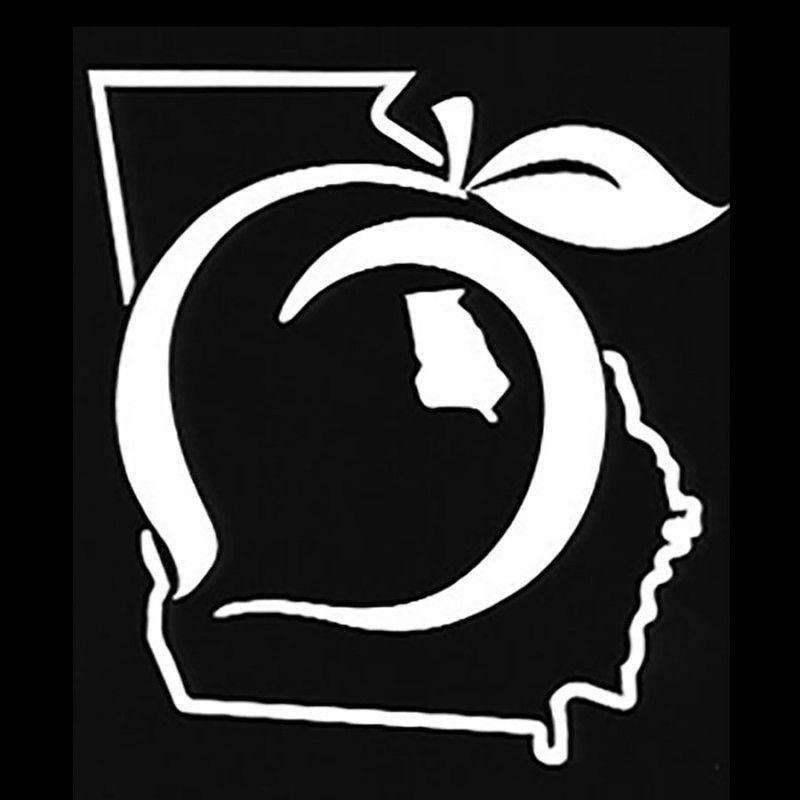 Peach State Decal in White by Peach State Pride - Country Club Prep